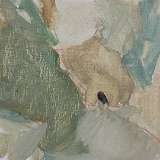 24. _A hand. Colour sketch_ 2023, 25x25 cm, oil on canvas